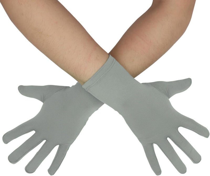Sheface Stretchy Spandex Costume Gloves - Men's & Women's Banquet Party Wedding Gloves - Image 1